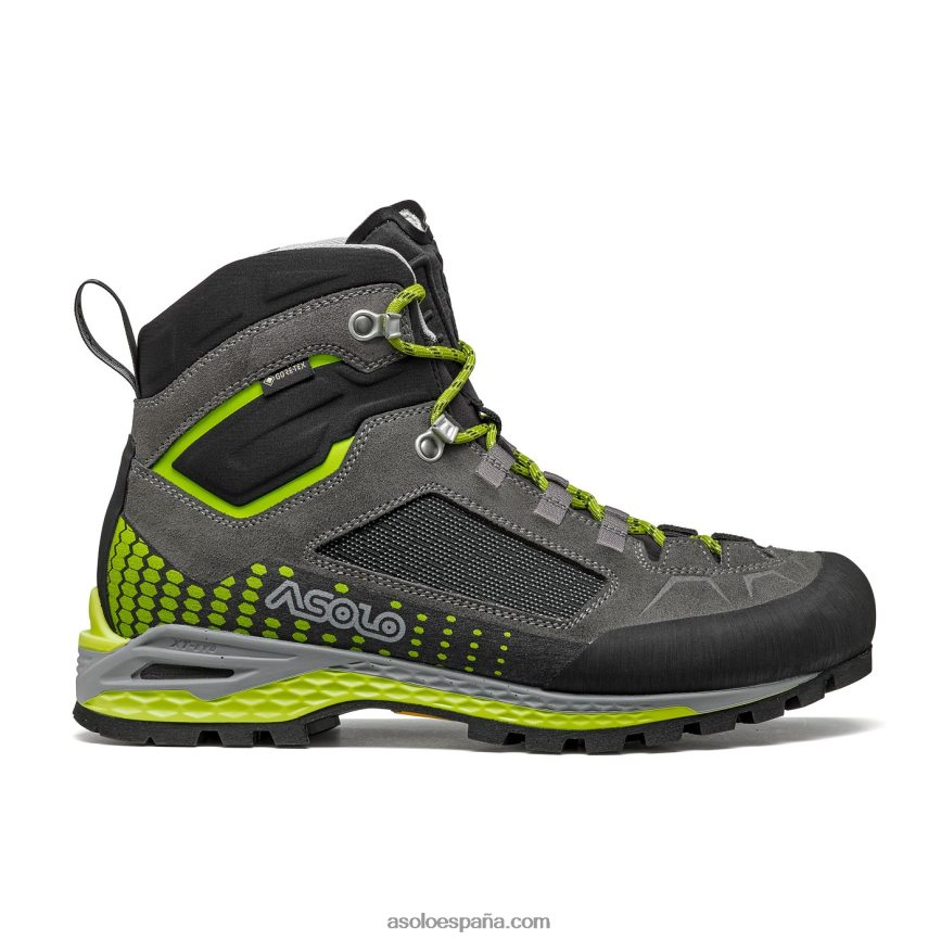 Asolo freney evo mid gv hombres H4BXX0104 grafito/verde lima