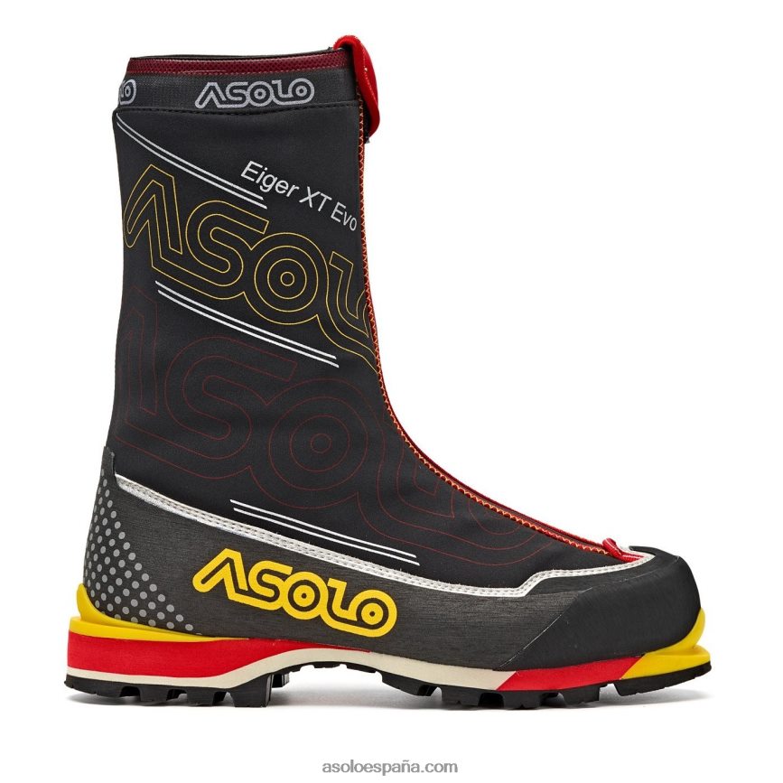 Asolo eiger xt evo gv hombres H4BXX055 negro/rojo