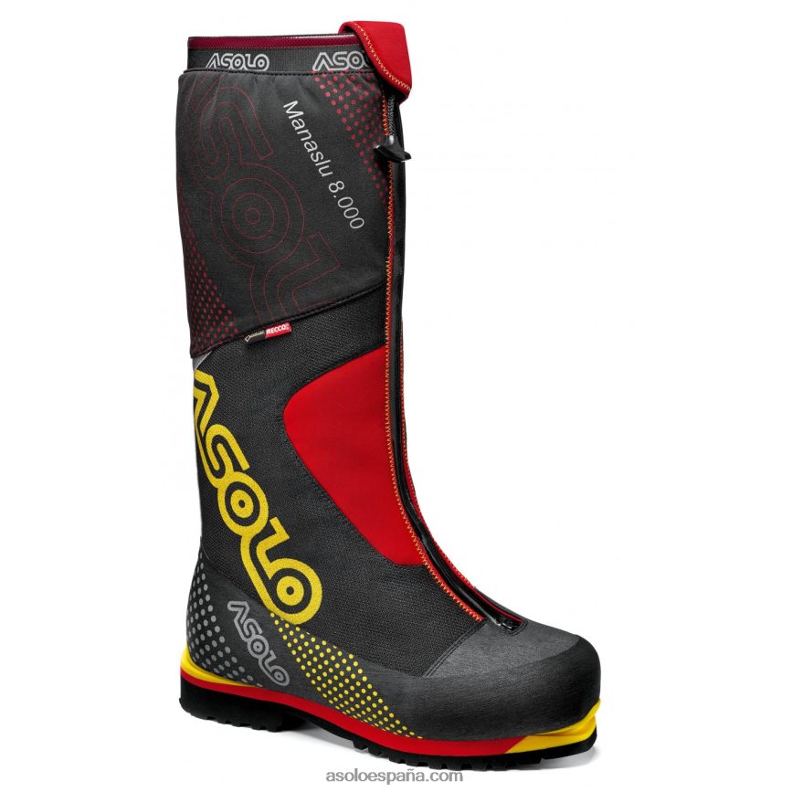 Asolo manaslu 8000 gv hombres H4BXX052 negro/rojo