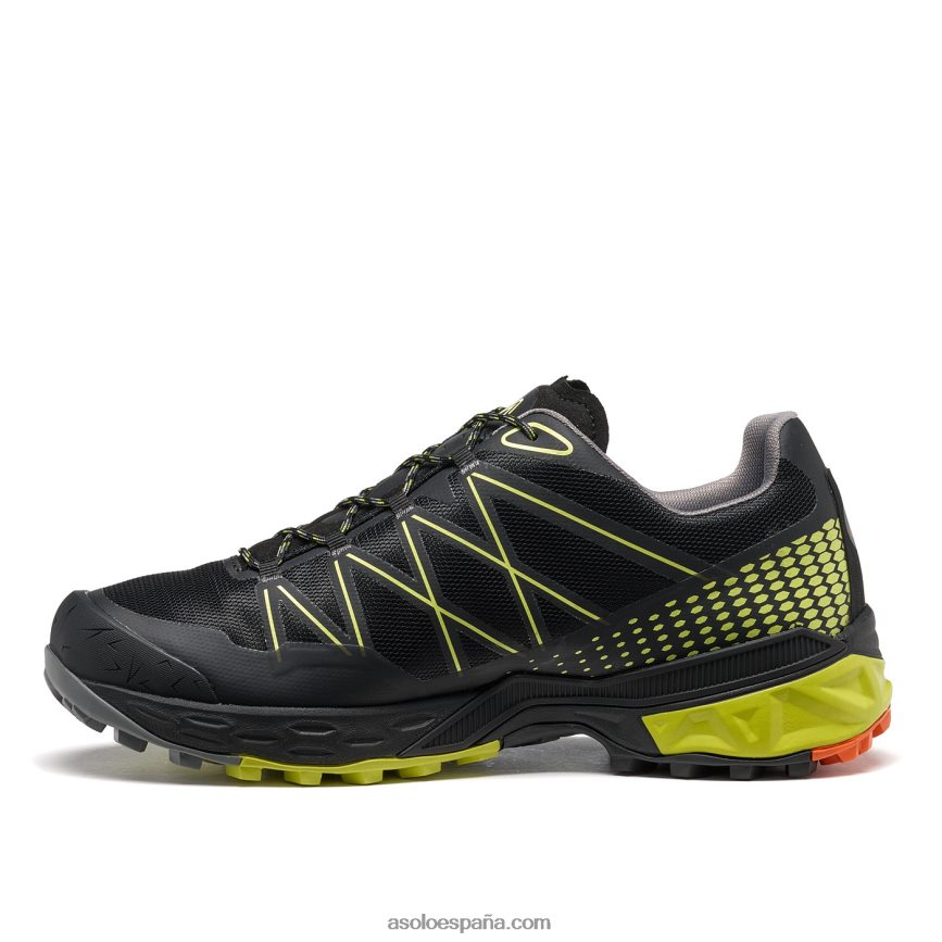 Asolo tahoe gtx hombres H4BXX096 negro/amarillo de seguridad