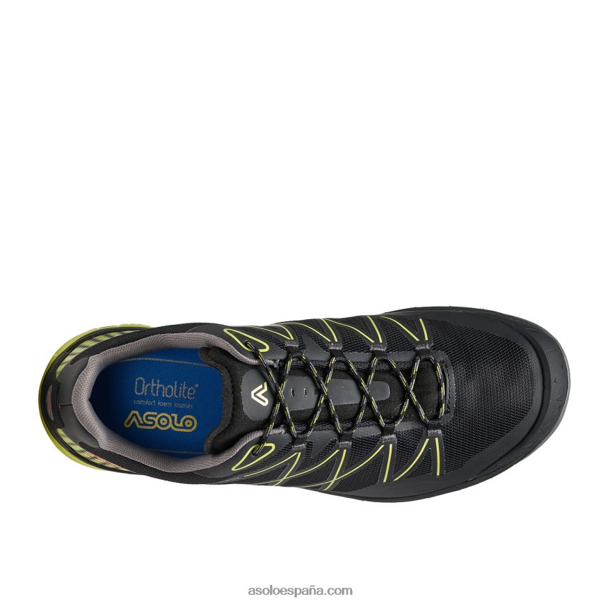 Asolo tahoe gtx hombres H4BXX096 negro/amarillo de seguridad