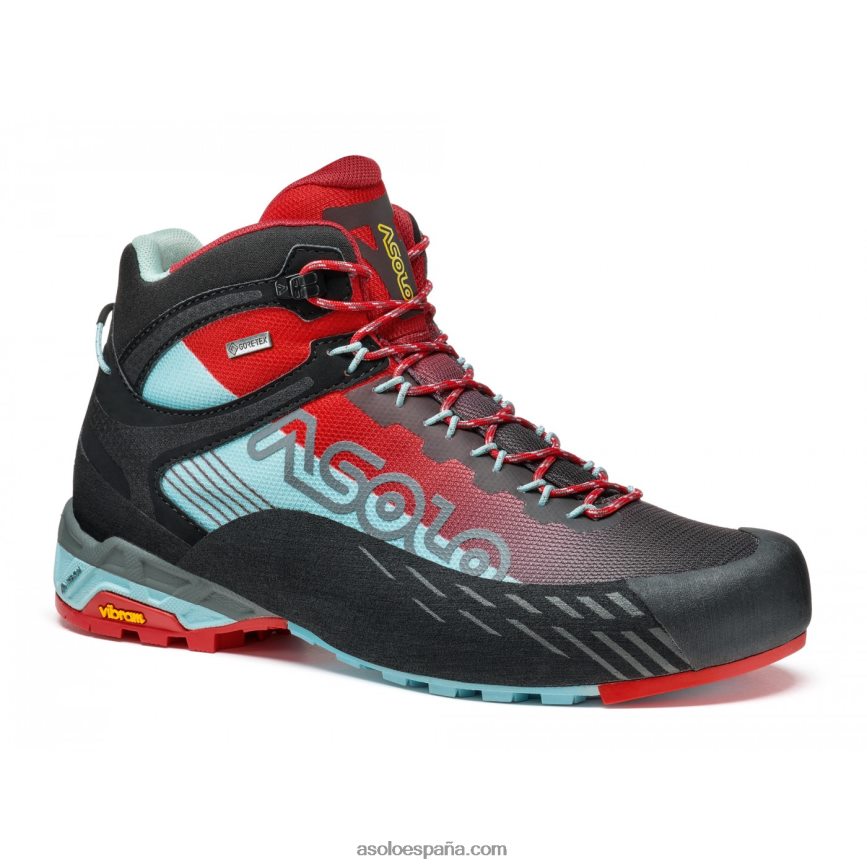 Asolo eldo mid gv mujer H4BXX0139 celadón/rojo amapola