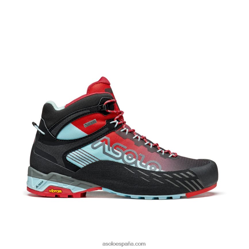 Asolo eldo mid gv mujer H4BXX0139 celadón/rojo amapola