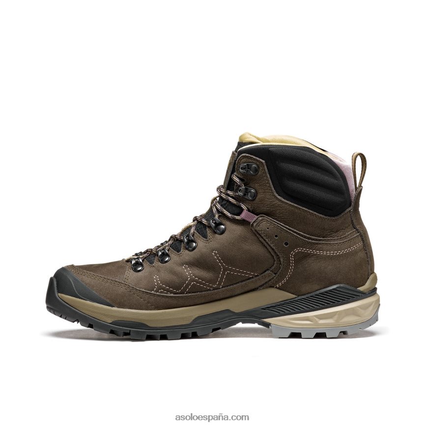 Asolo falcon evo nbk gv mujer H4BXX0140 marrón oscuro/rosa topo