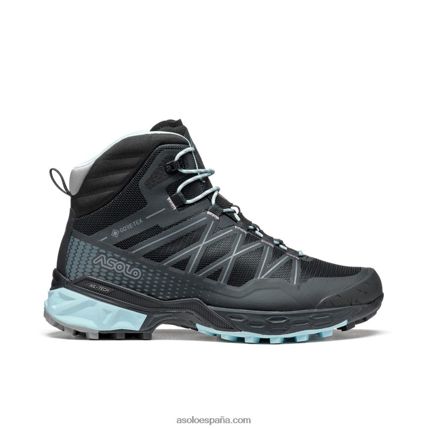 Asolo tahoe mid gtx mujer H4BXX050 negro/celadón